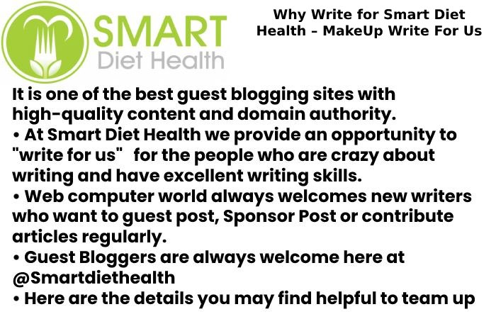 Why Write for Smart Diet Health 